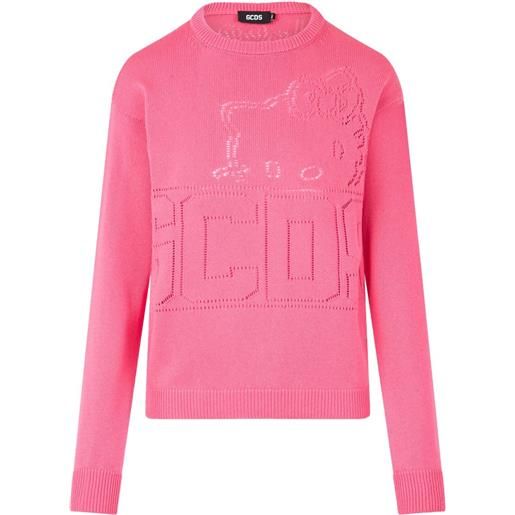 GCDS x hello kitty maglione crop - rosa