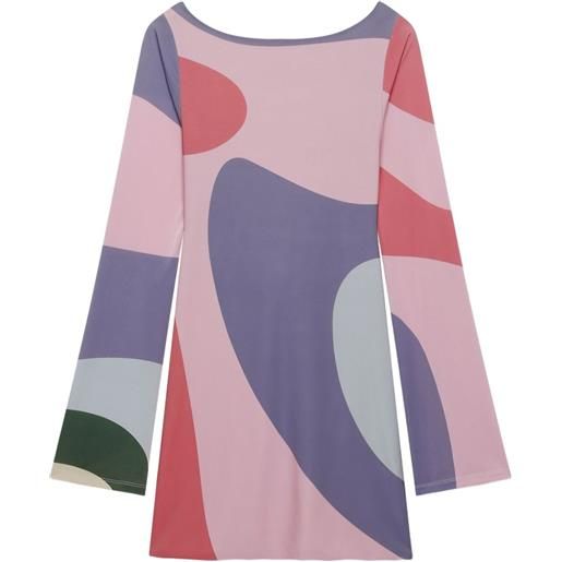 GCDS abito corto rainbow - rosa