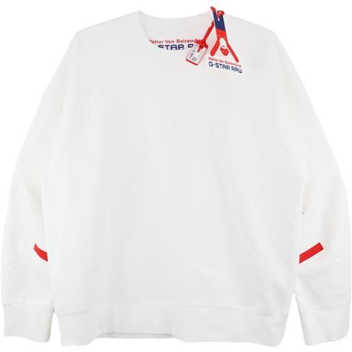 Walter Van Beirendonck felpa con stampa - bianco