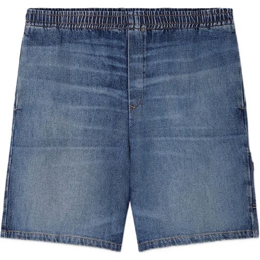 Versace shorts denim medusa biggie - blu