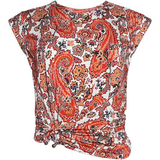 Rabanne blusa haut - rosso