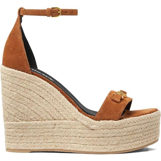 Versace espadrillas medusa '95 120mm - marrone