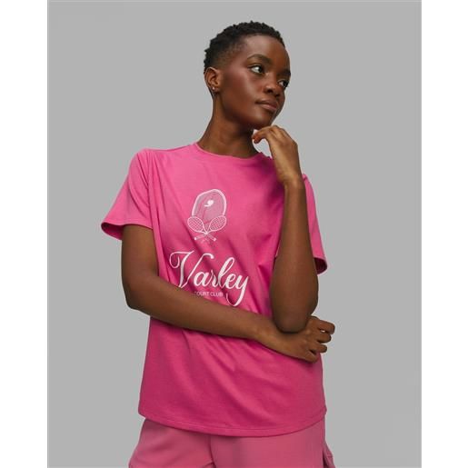 Varley t-shirt rosa da donna Varley coventry branded tee