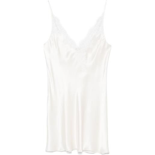 Carine Gilson abito stile sottoveste calais-caudry - toni neutri