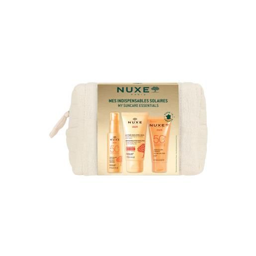 Nuxe - trousse da viaggio my suncare essentials protezione solare confezione 3 pezzi