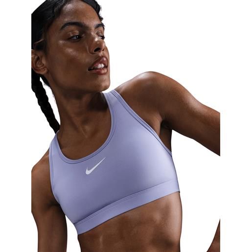 NIKE swoosh medium support bra top running donna