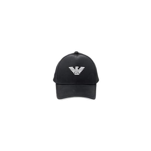 Emporio Armani cappello baseball eagle uomo black