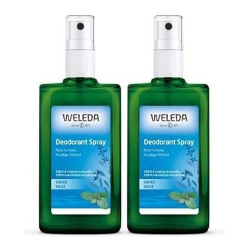 Weleda duo - deodorante spray salvia 2 x 100 ml