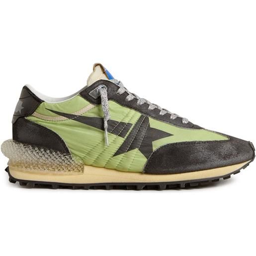 Golden Goose sneakers running marathon - verde