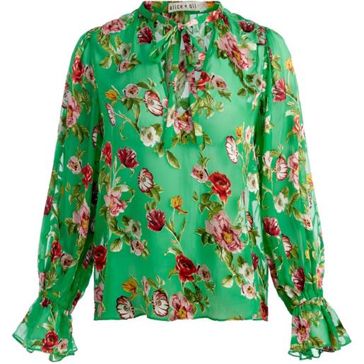 alice + olivia camicia moranne - verde