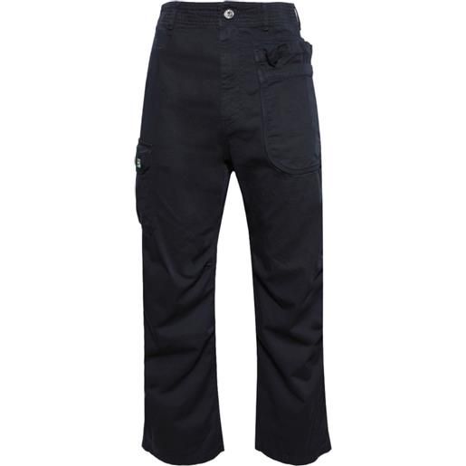Fila pantaloni con tasca laterale applicata - blu