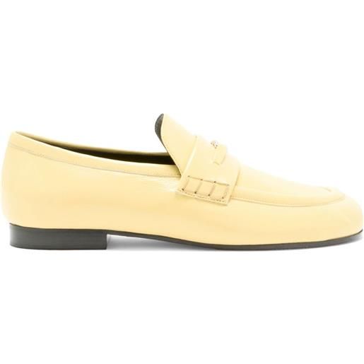 Proenza Schouler mocassini in pelle con monogramma - giallo