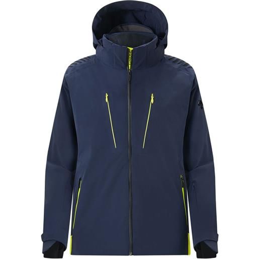 DESCENTE giacca da sci con cappuccio - blu