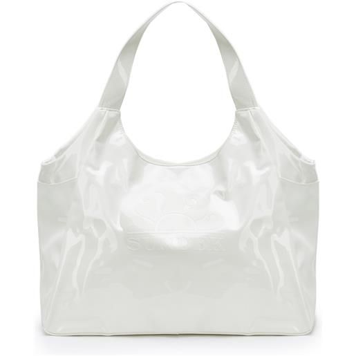 Sundek chel - maxi borsa mare white