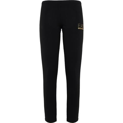 EA7 leggings evolution in jersey di cotone stretch black
