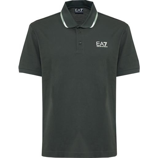 EA7 polo summer block in jersey di cotone urban chic