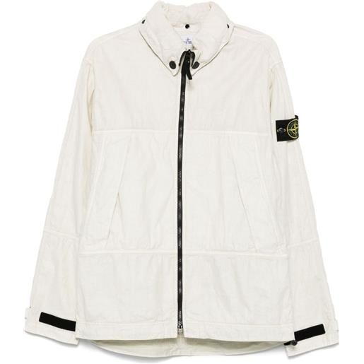 Stone Island giacca in lino con tasche - toni neutri