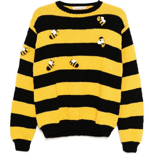 Sky High Farm maglione a righe - giallo