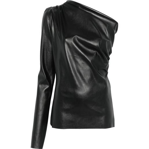 Alchemy top asimmetrico Alchemy x lia aram - nero