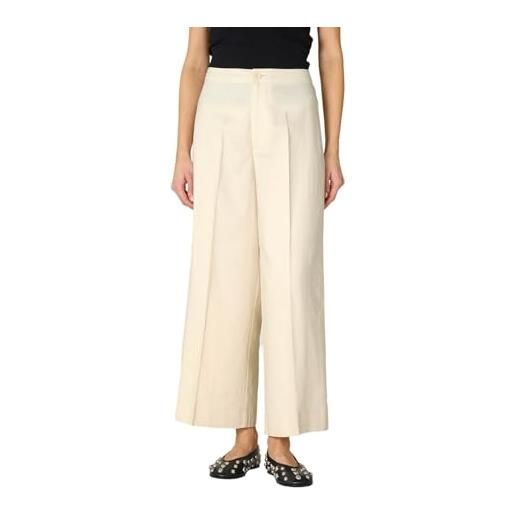 Goldenpoint donna leggings cropped con lino