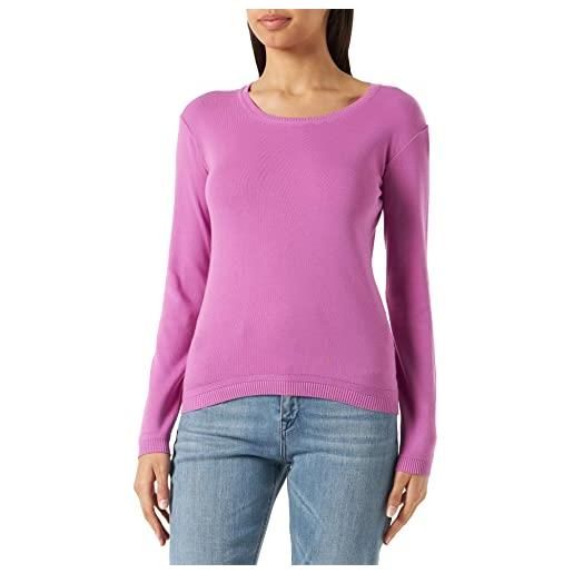 United Colors of Benetton maglia g/c m/l 1091d1m08 maglione, rosa 0k9, xl donna