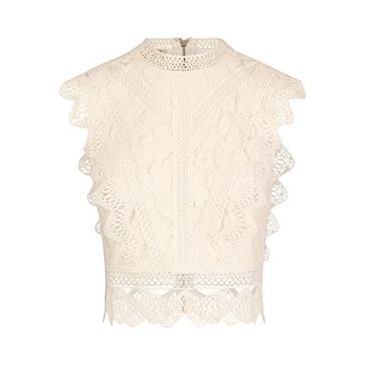 APART Fashion apart. Fashion top in pizzo, crema, 48 donna