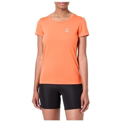 Haglöfs 605158_4n8 ridge hike tee t-shirt donna flame orange taglia s
