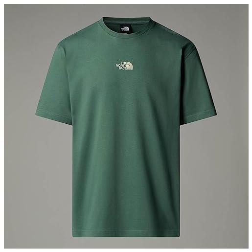 THE NORTH FACE nf0a8c3qhch m ss heritage graphic relaxed tee t-shirt uomo duck green taglia xl