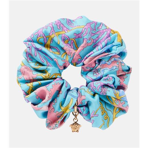 Versace scrunchie underwater barocco in seta