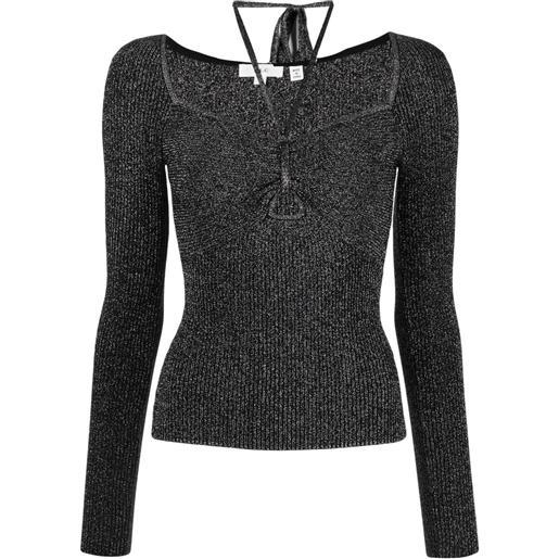 A.L.C. blusa lamé - nero