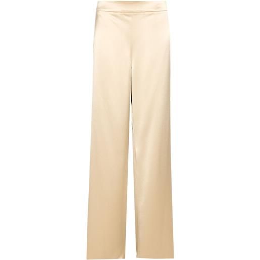 Fely Campo pantaloni in raso - toni neutri