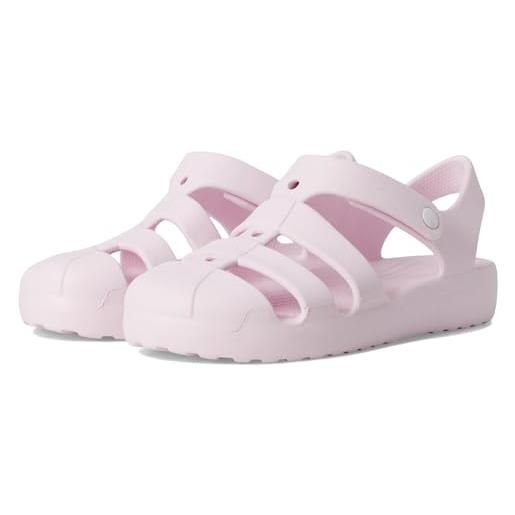 Crocs classic fisherman t, sandali unisex - bambini e ragazzi, navy, 22/23 eu