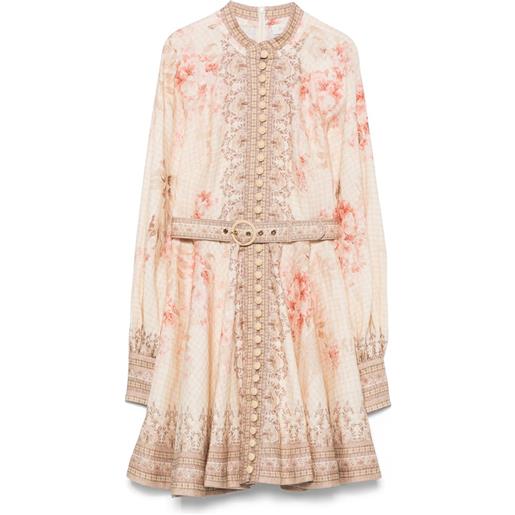 ZIMMERMANN abito corto illuminate - toni neutri