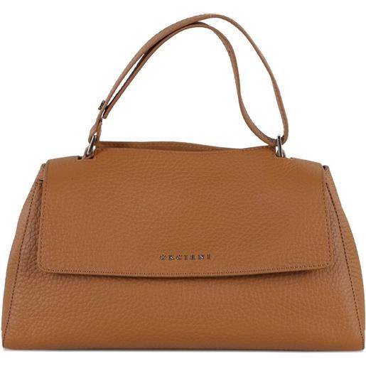 Orciani borsa tote sveva longuette - marrone