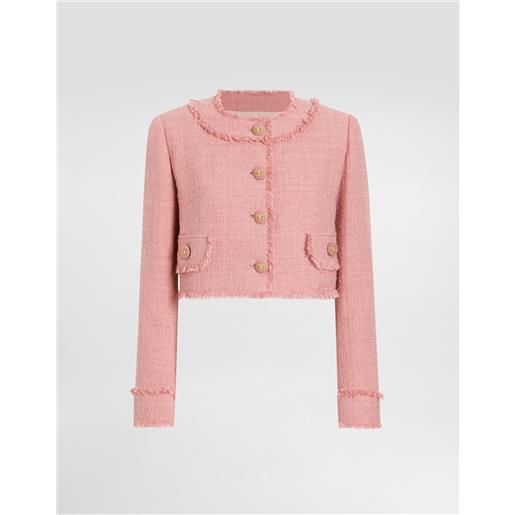 Dolce & Gabbana giacca corta in tweed rachel