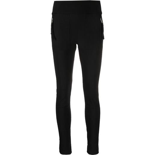 Thom Krom leggings a vita alta - nero