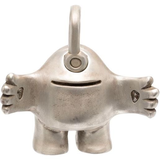 Parts of Four portachiavi blamo con diamanti - argento