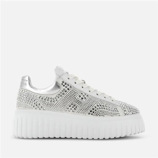 Hogan donna abbigliamento uomo, argento, bianco (taglia )