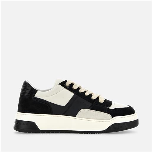 Hogan uomo maxi sneaker, nero, bianco (taglia 8)