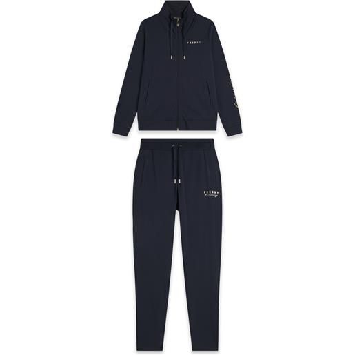 Freddy tuta donna in jersey con collo alto e dettagli dorati