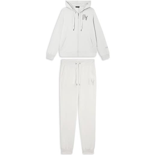 Freddy tuta donna in french terry modal con zip e cappuccio