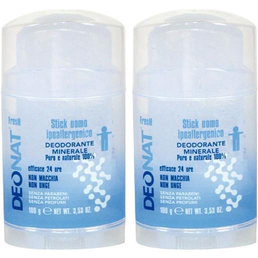 Farmaderbe Srl deonat fresh stick uomo 100 g set da 2 2x100 g