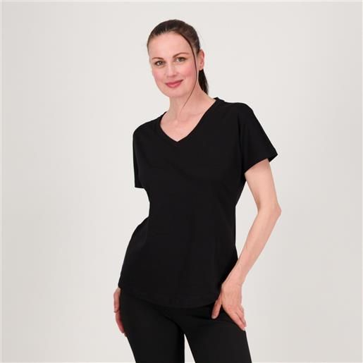 Isaac Mizrahi Live! isaac mizrahi live t-shirt maniche corte dolman con scollo a v e fondo stondato