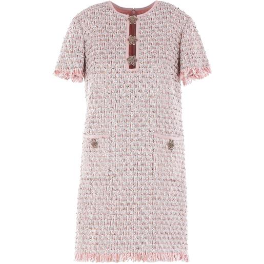 Valentino Garavani abito corto ribbon - rosa