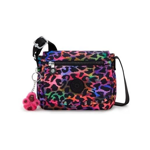 Kipling sabian - mini borsa a tracolla con stampa, 7.75''l x 5.75''h x 3.25''d