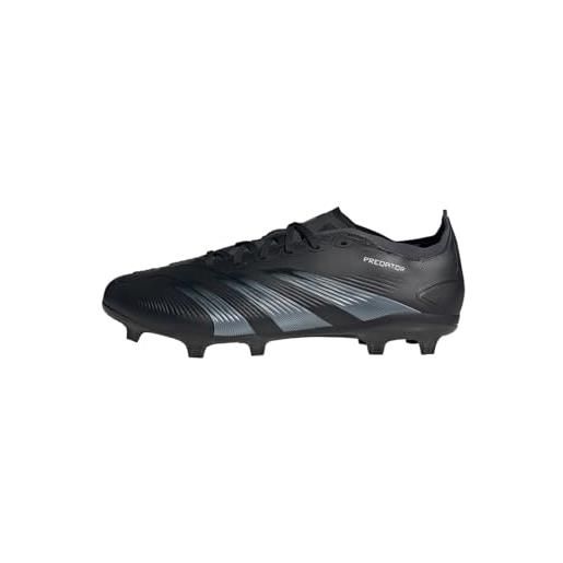 adidas unisex - adulto predator league firm ground football boots, core black / carbon / core black, 42 eu