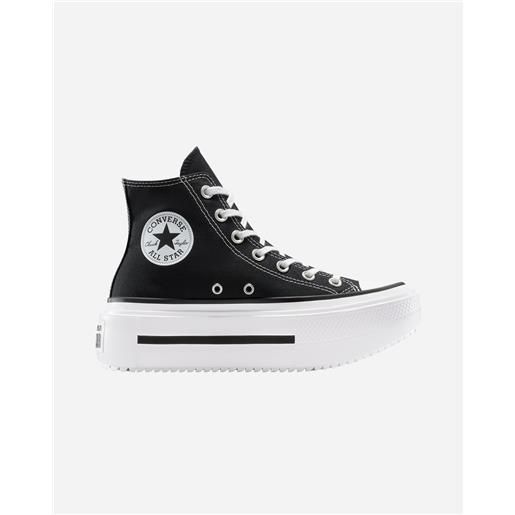 Converse chuck taylor all star lift double stack high w - scarpe sneakers - donna - nero