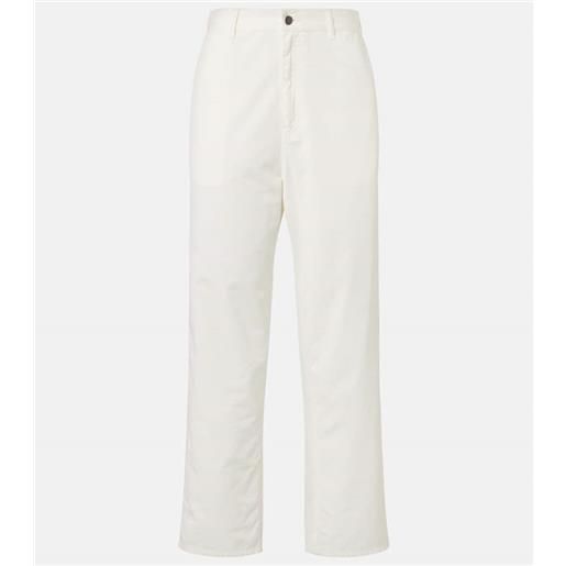 The Row pantaloni sharka in cotone e cashmere