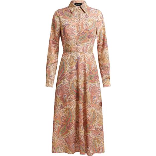 ETRO abito midi sable - toni neutri