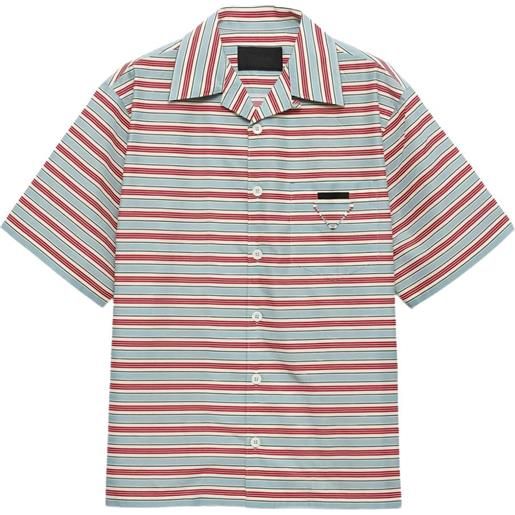 Prada camicia a righe - blu